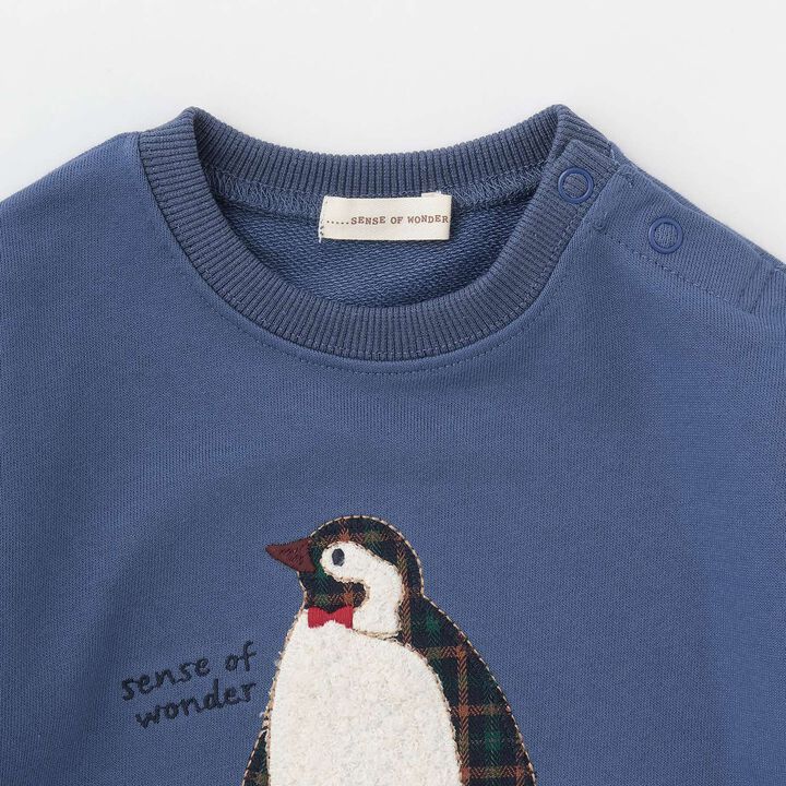 Penguin Sweatshirt,Charcoal gray, medium image number 2
