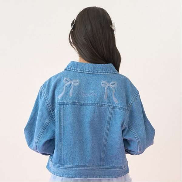 Ribbon Embroidery Denim Jacket | Narumiya Official Global Online Store