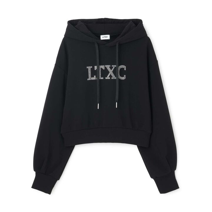 [LTXC] Shaggy Lined Black Cropped Parka,Off white, medium image number 11