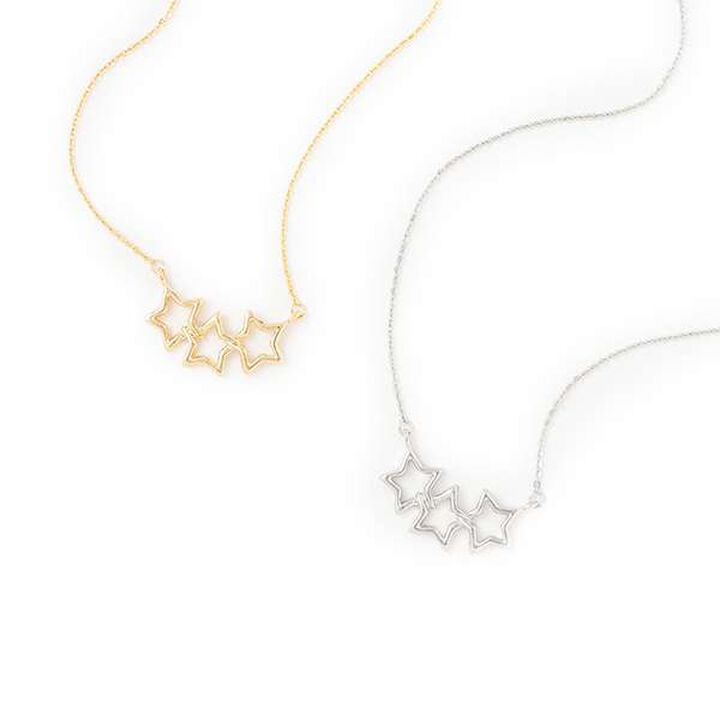 Star Necklace,Silver, medium image number 4