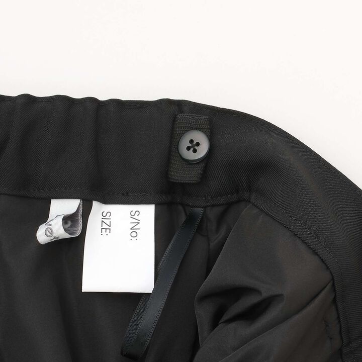 [Graduation Attire] Tuck Wide Pants,Black, medium image number 6