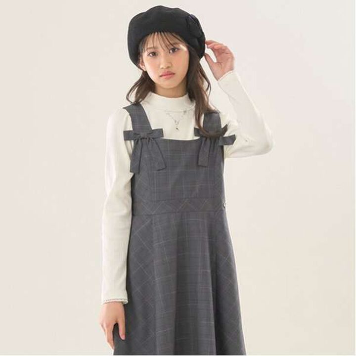 Ribbed Neck Long-Sleeve T-Shirt,Off white, medium image number 2