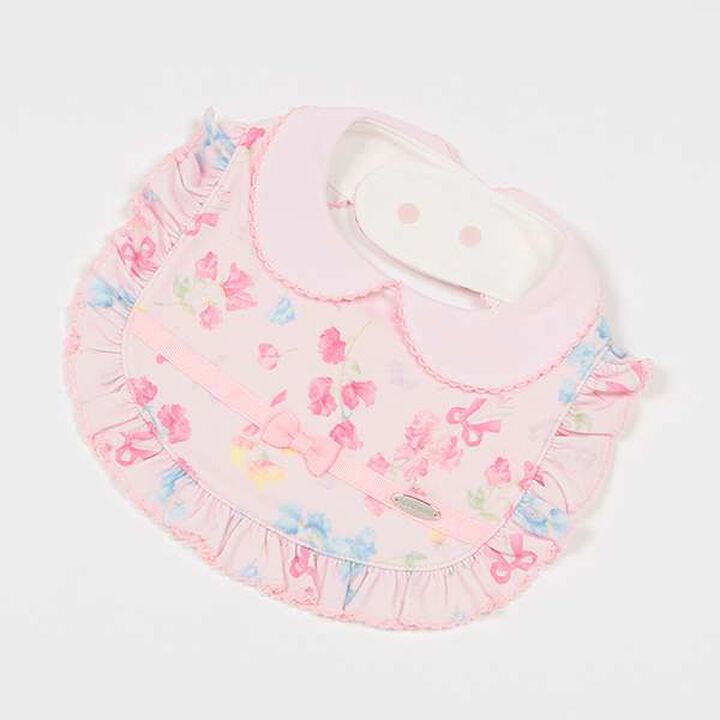 Sweet Pea Collared Bib,Light pink, medium image number 0