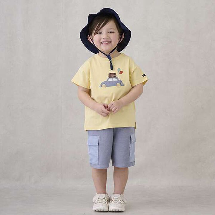 Appliqu&eacute; Car Pony Short Sleeve T-Shirt,Smoke white, medium image number 19