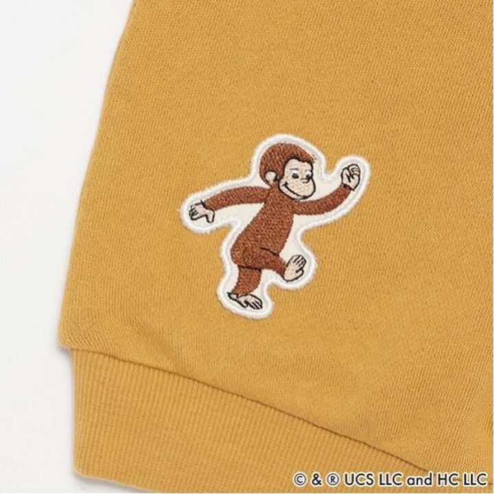 Curious George Patch Sweatshirt,Yellow, medium image number 4