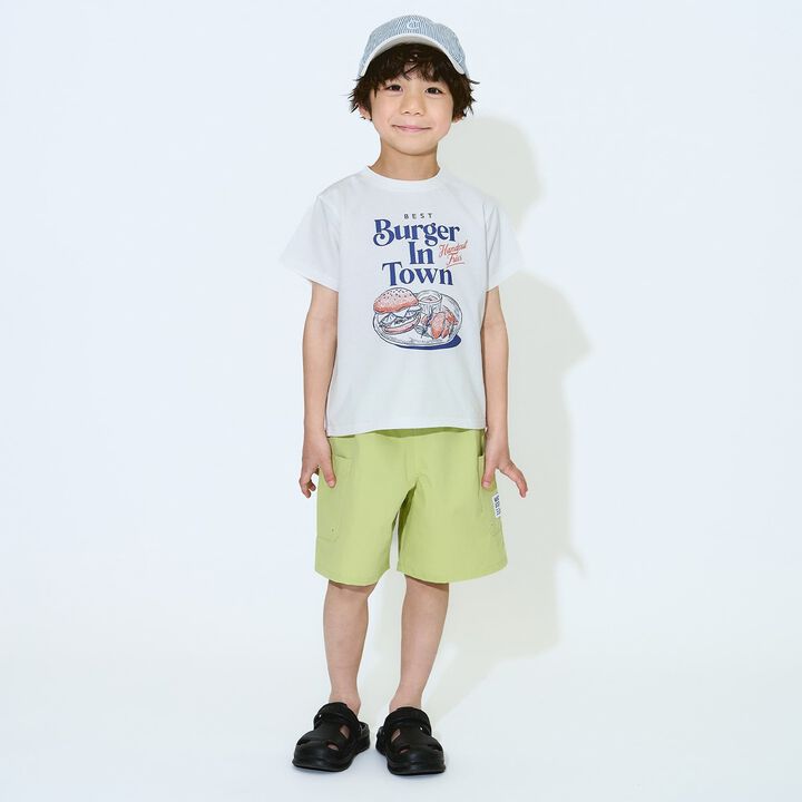 [Water-Repellent] Kids' Land and Water Use 4-Length Pants [Children's Clothing],Dark red, medium image number 23