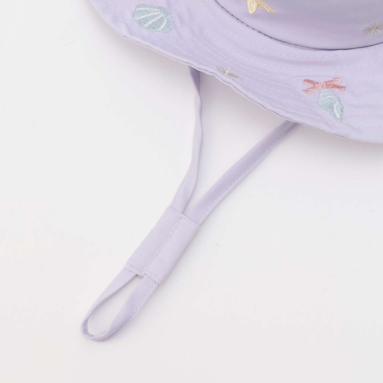 [Heat Shielding] Embroidered Bucket Hat,Sax blue, large image number 6