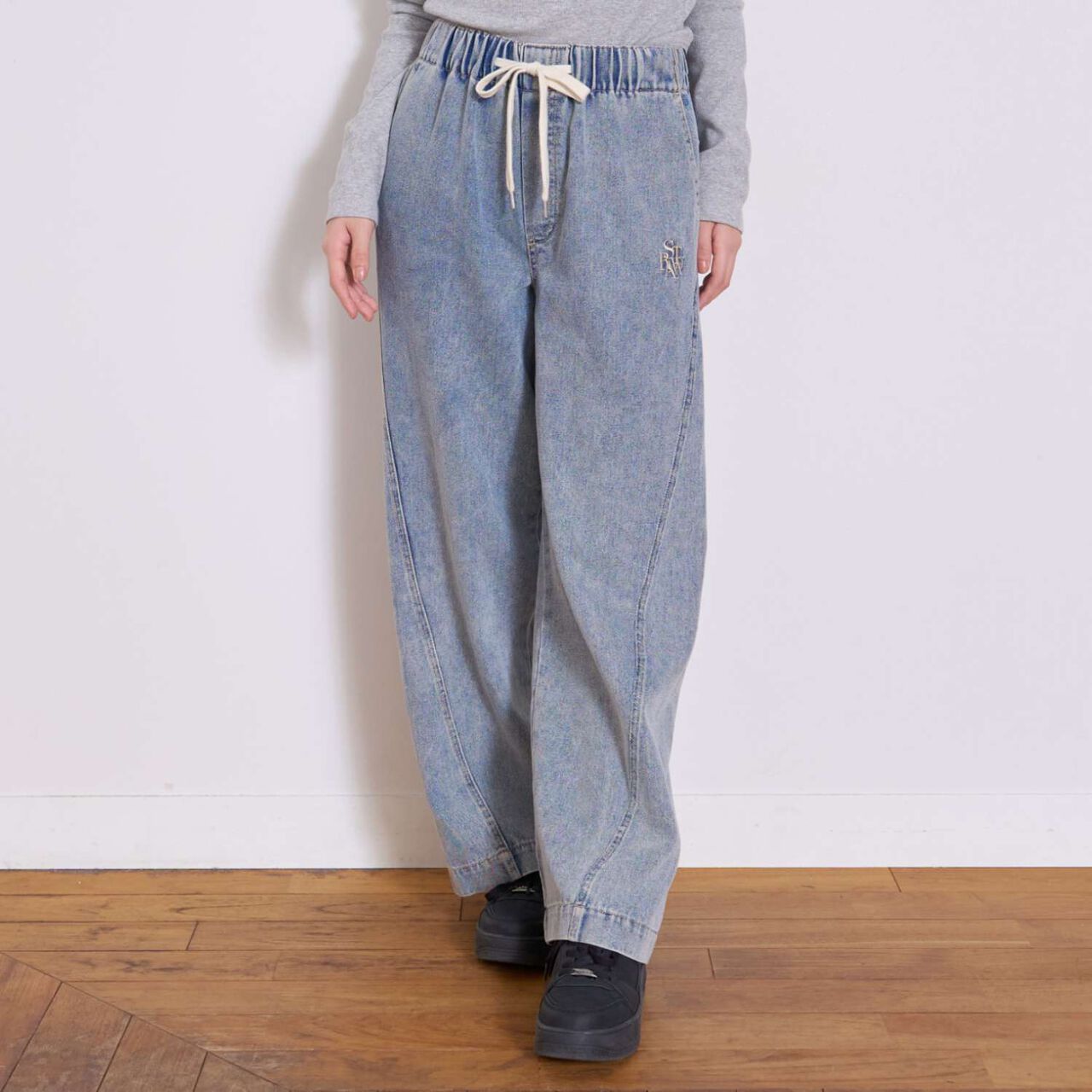Easy Pull-On Summer Pants,Gray, large image number 3