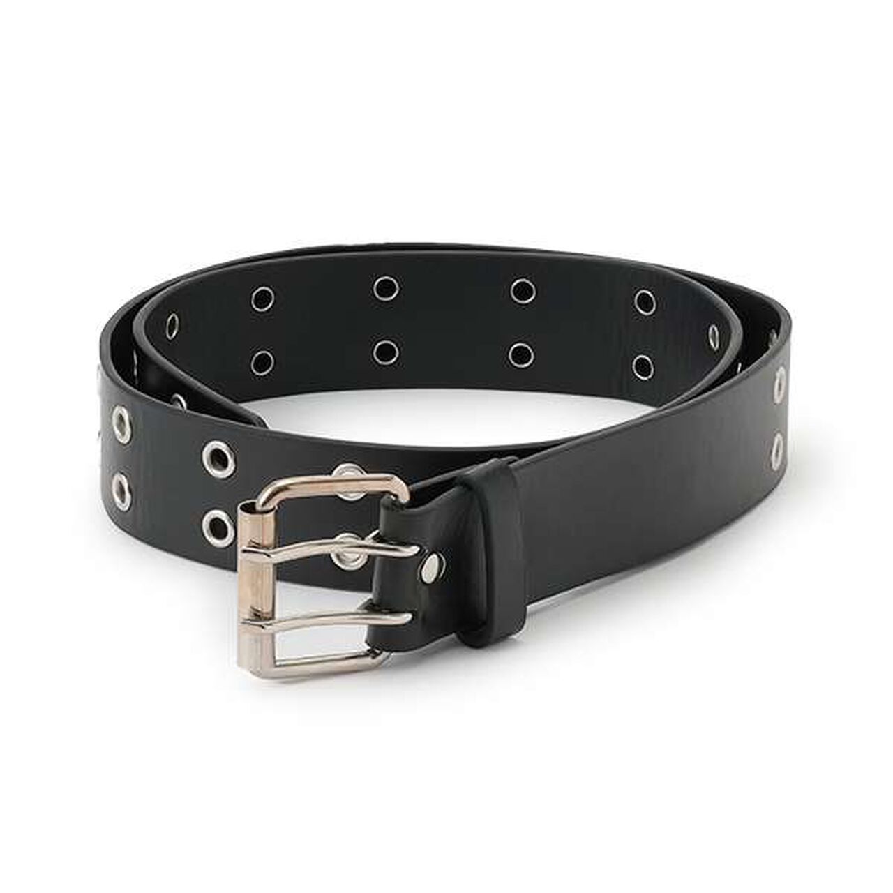 Grommet Belt,Black, large image number 0