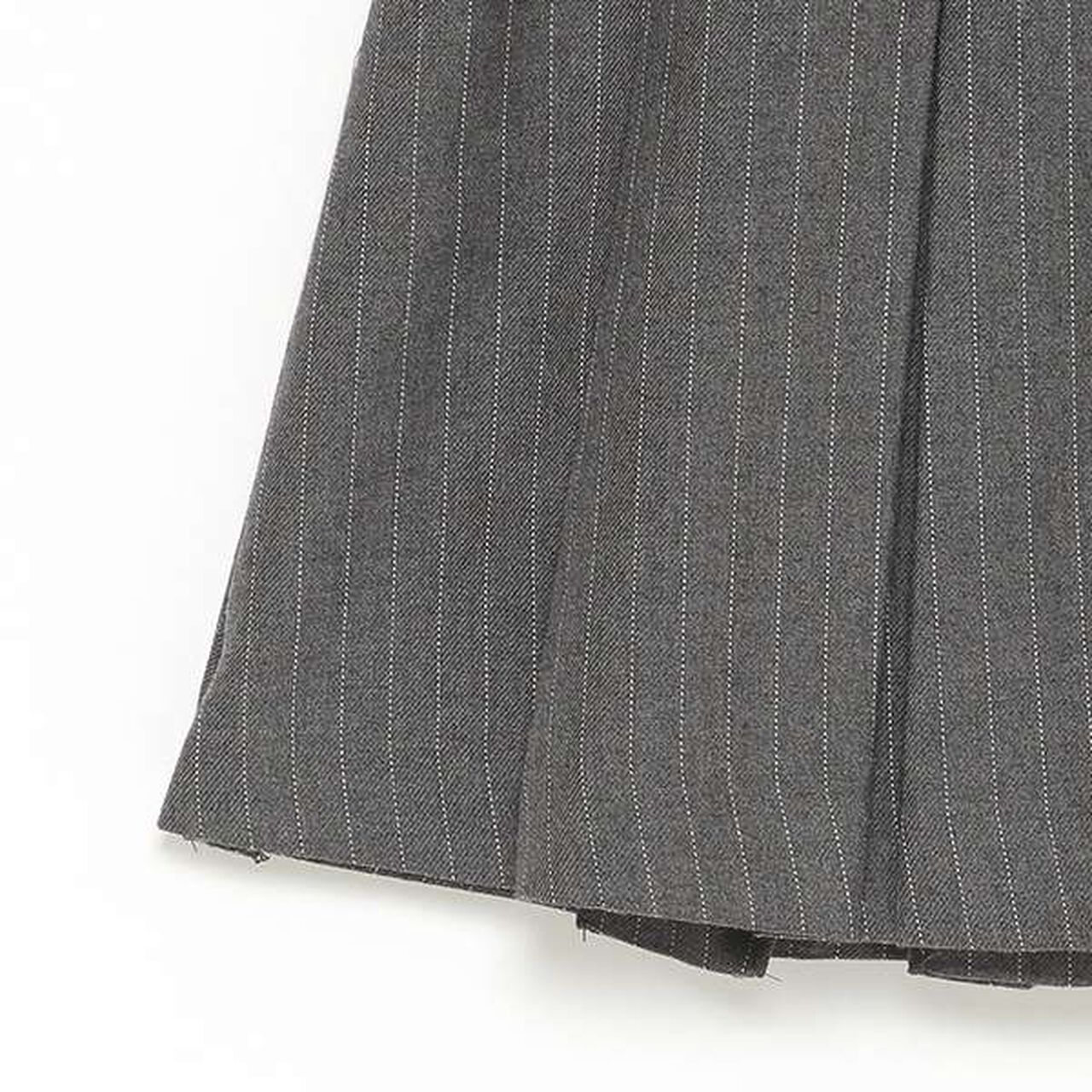 Manish Pleated Skirt with Logo Belt (Includes Spats),Gray, large image number 18