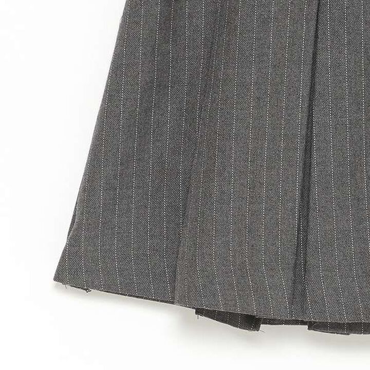 Manish Pleated Skirt with Logo Belt (Includes Spats),Gray, medium image number 18