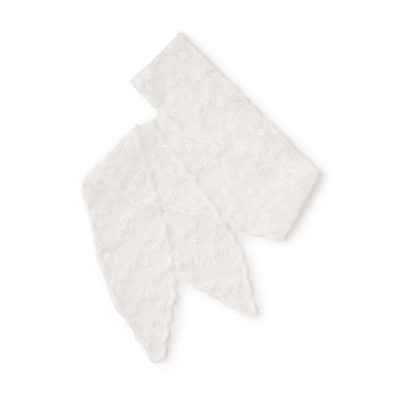 Lace Hair Scarf,Ivory, large image number 2