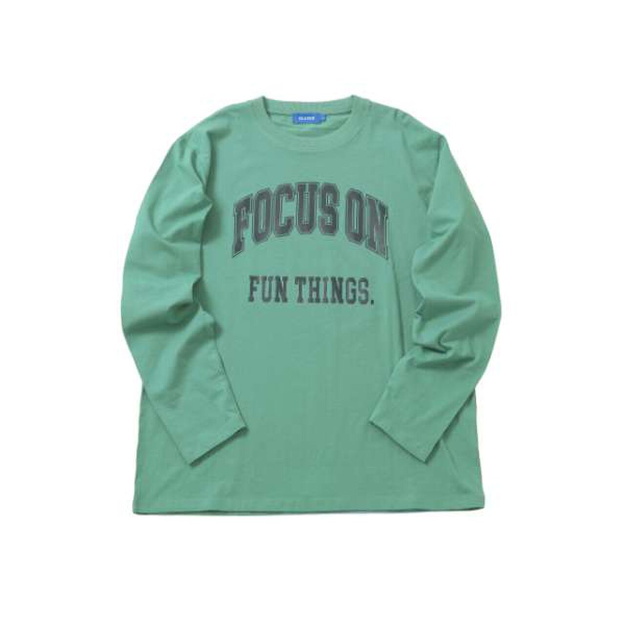 Affordable Front College Logo Long-Sleeve T-Shirt,Top gray, large image number 12