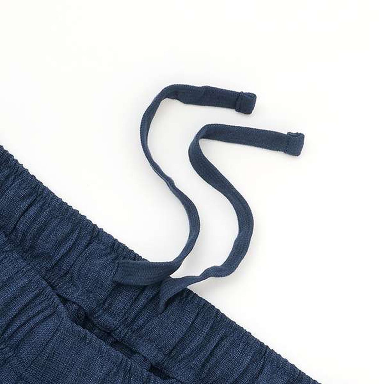 Panama-Style Long Pants,Deep blue, large image number 3