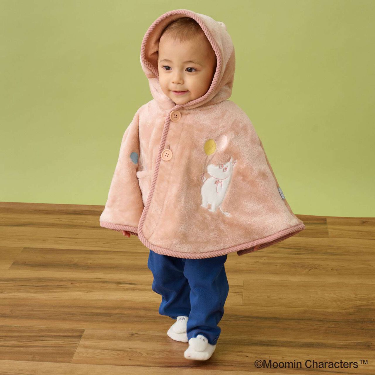 [MOOMIN] Balloon Moomin Cape,Light gray, large image number 2