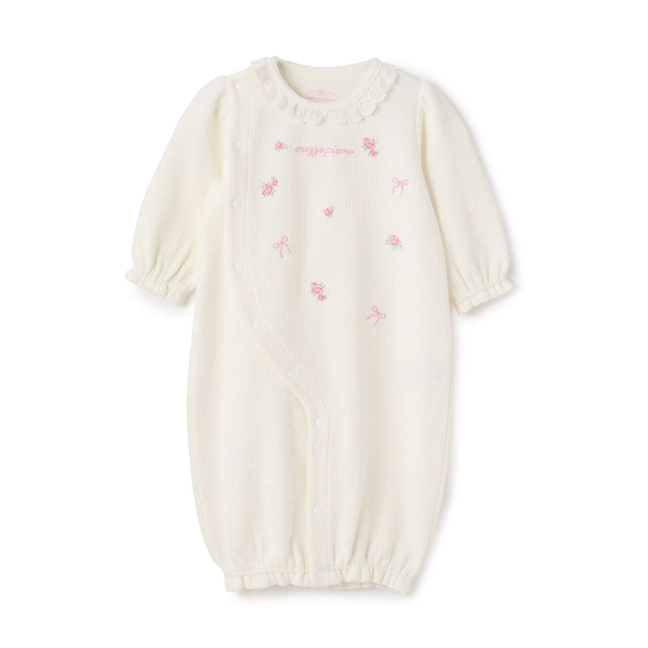 Rose Embroidery 2 WAY All-in-One,Off white, large image number 9