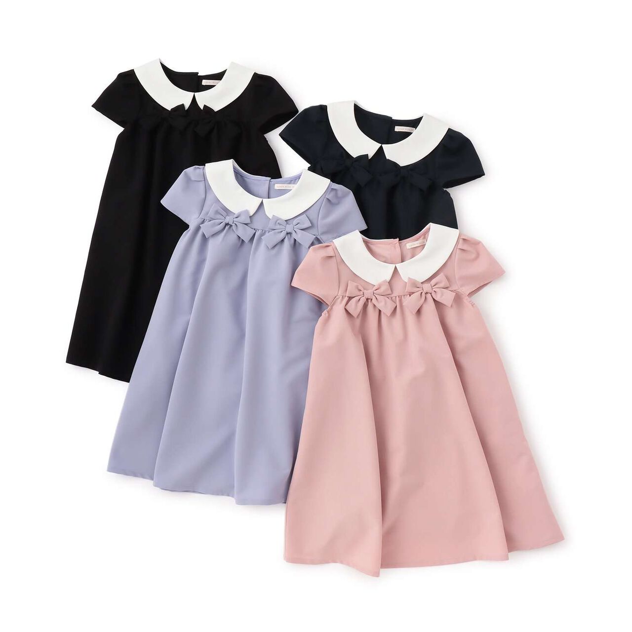 [Occasion] [School-Ready] Round Collar One-Piece Dress,Black, large image number 11