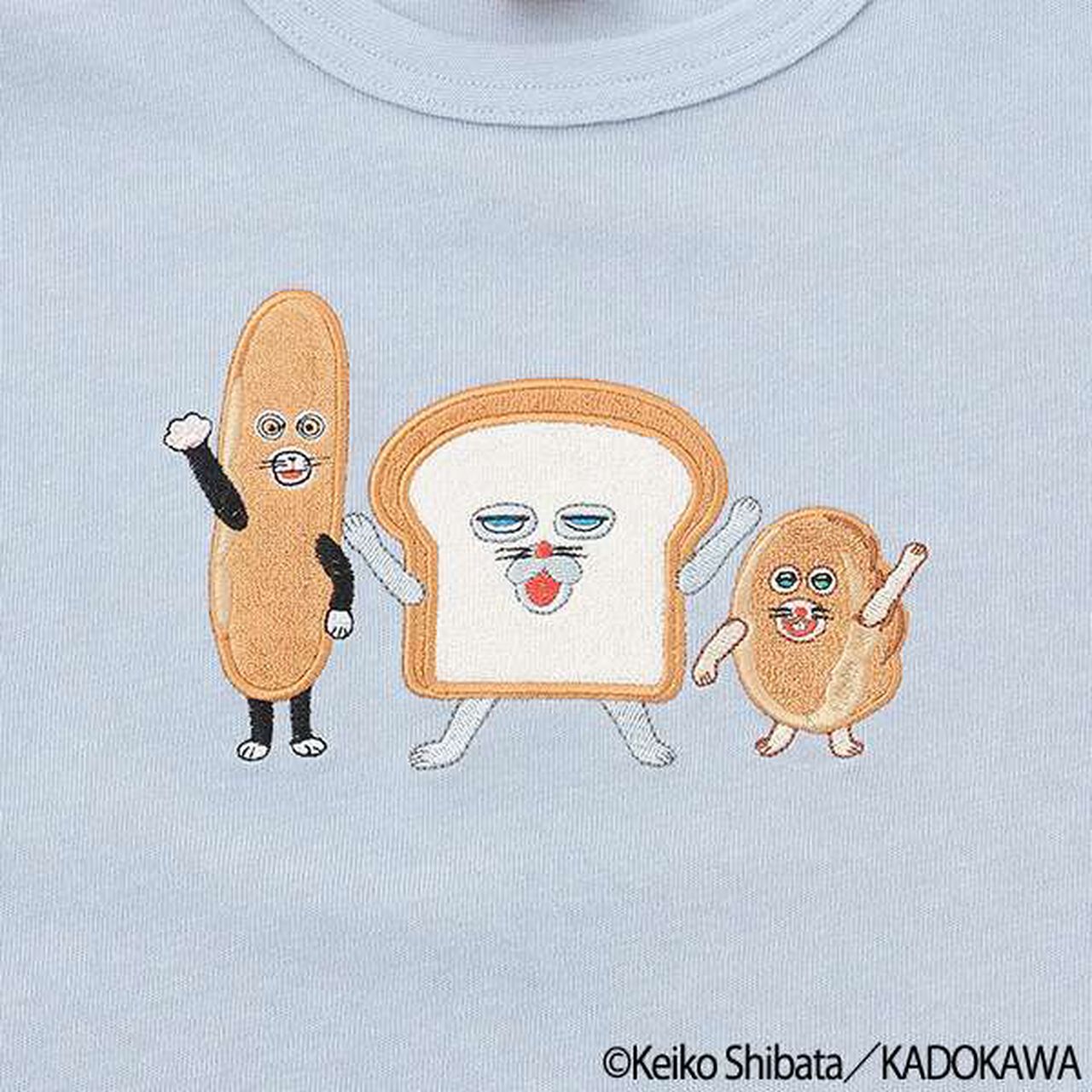[Bread Thief] Appliqu&eacute; Long-Sleeve T-Shirt,Off white, large image number 11