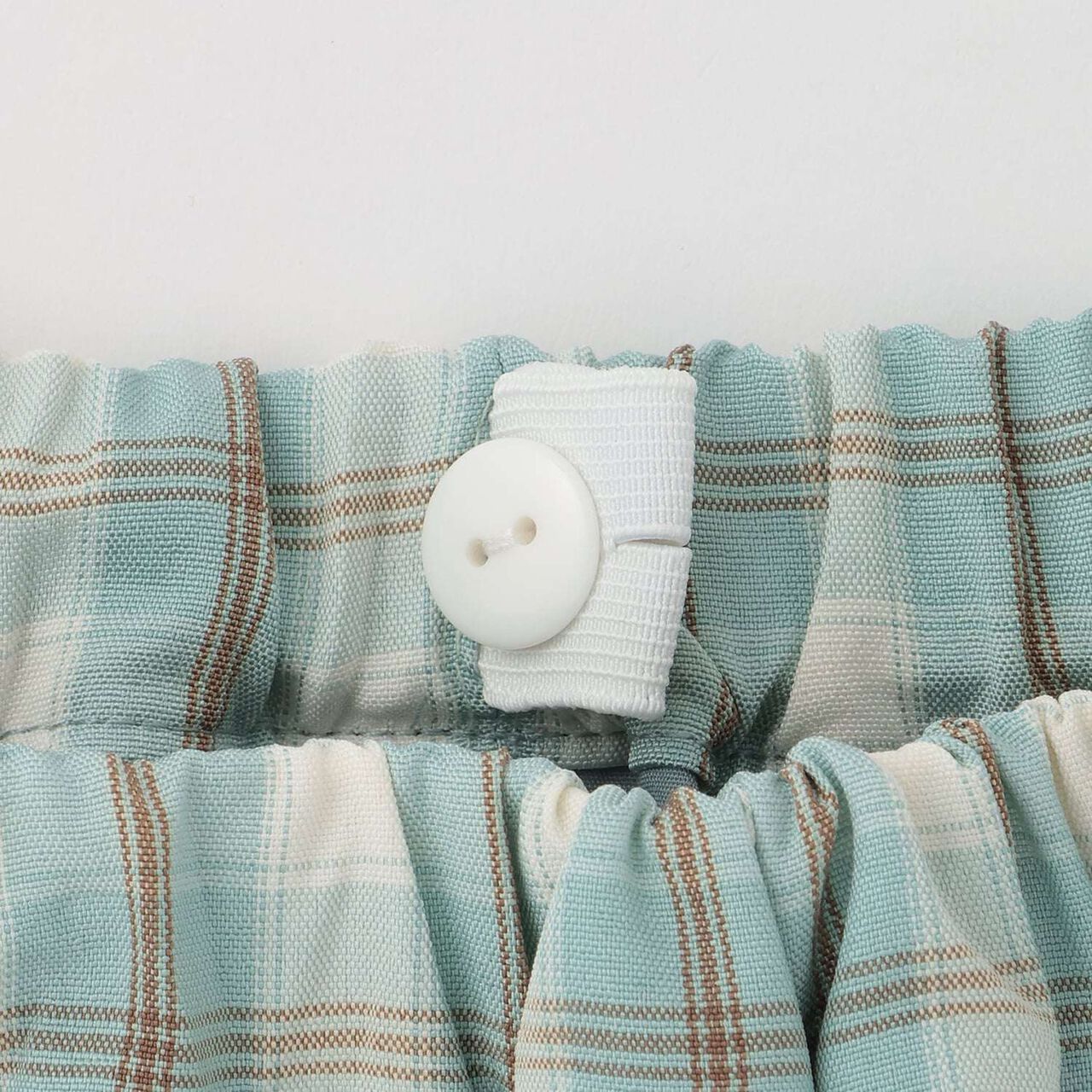 Gathered Check Shirt-Style Skirt with Inner Shorts [Kids Girls],Red, large image number 8