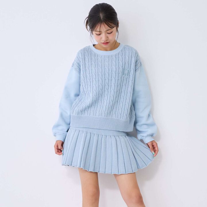 [Washable] Knit Set-Up,, medium