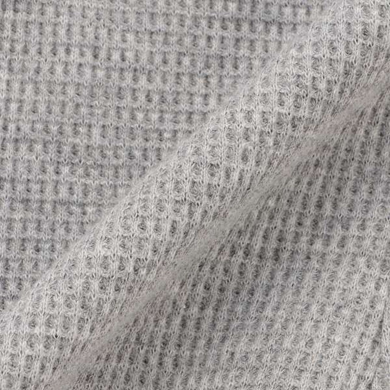 [Made in Japan] 9/10 Length Waffle Leggings,Gray, large image number 4