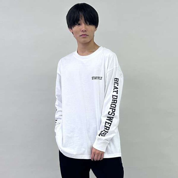 Sleeve Logo Print Long-Sleeve T-Shirt,, medium