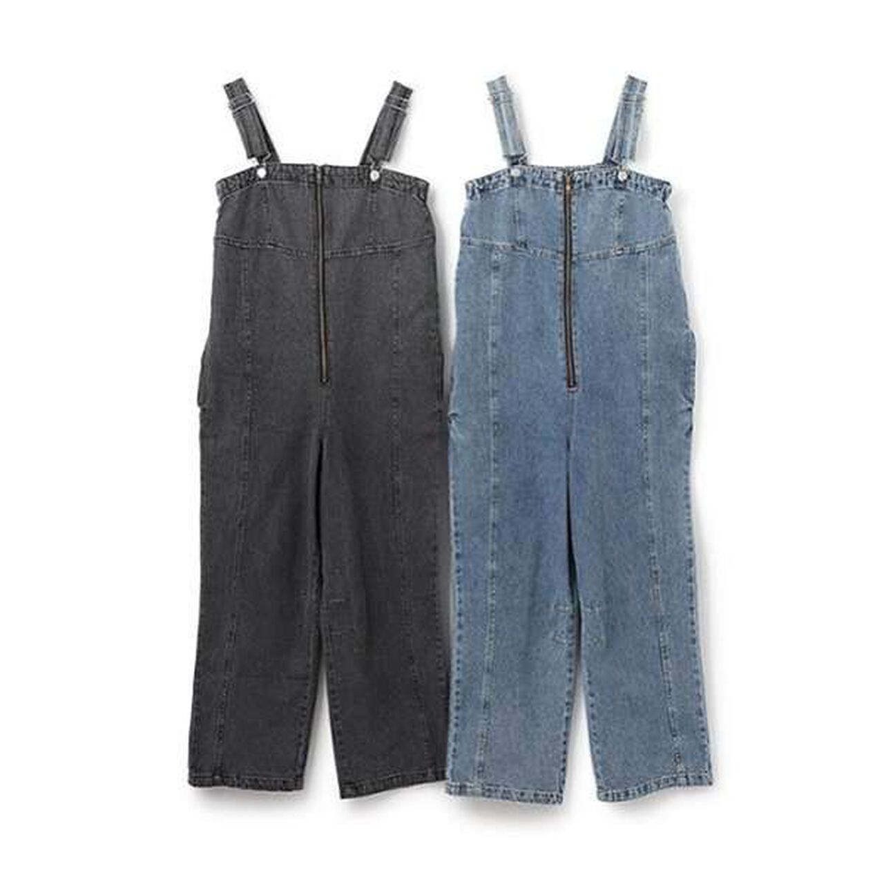 Denim Jumpsuit,Gray, large image number 10