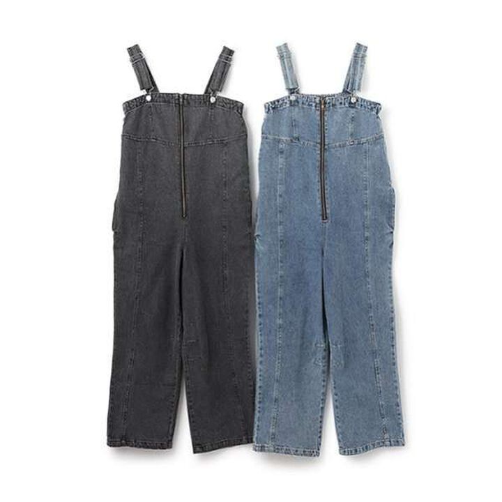 Denim Jumpsuit,Gray, medium image number 10