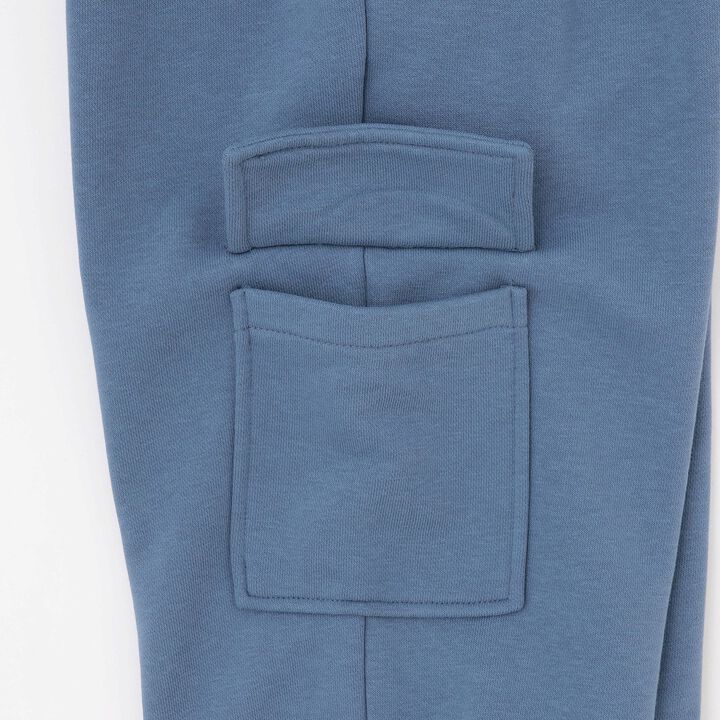 Quick-Dry Fleece Side Pocket Sweatpants,Dark brown, medium image number 6