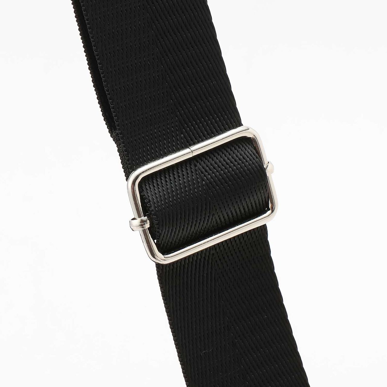 [LTXC] Double Pocket Nylon Shoulder Bag,Black, large image number 7