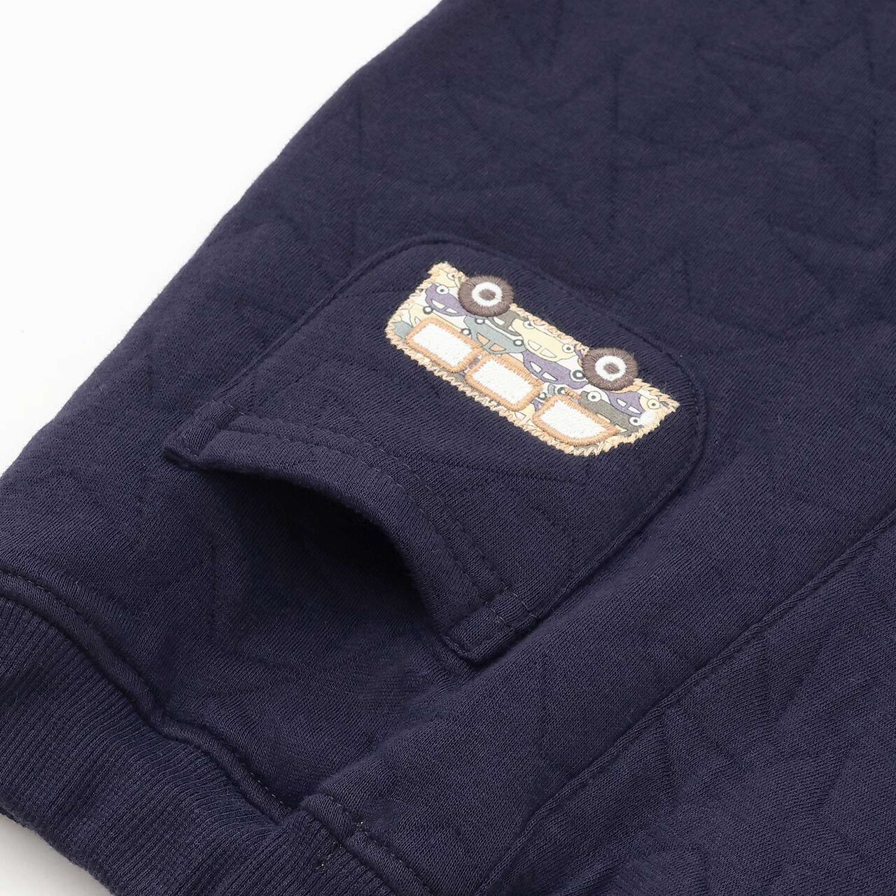 Liberty Cars Knit Quilted Pants,Charcoal gray, large image number 7