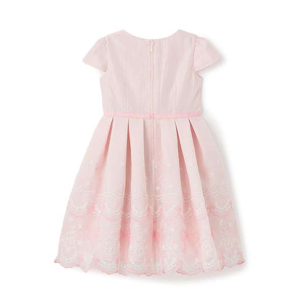 Organza Ribbon Embroidery Dress,Sax blue, large image number 1