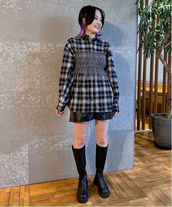 Tulle Bustier Knitwear Set,Brown, medium image number 7