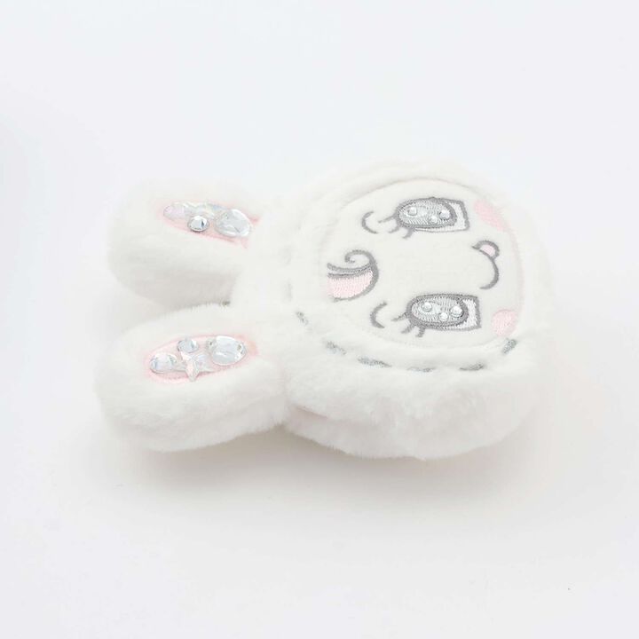 White Berry-chan Fluffy Sparkle Pouch,Pink, medium image number 2