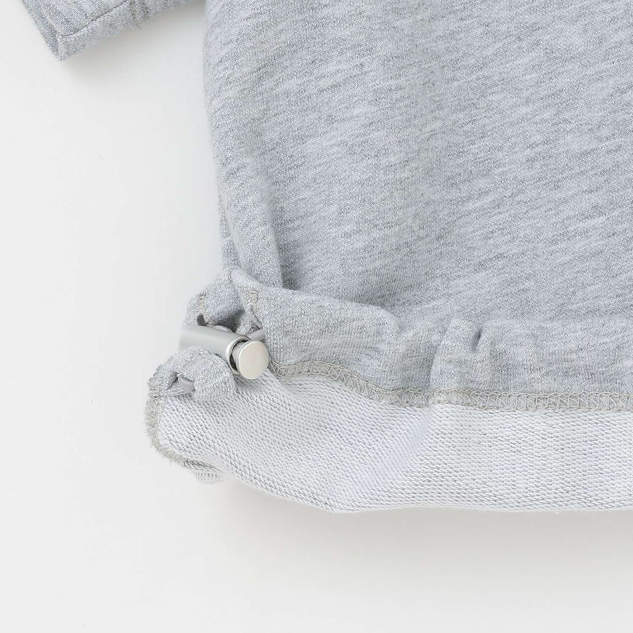 Half Zip Short Sleeve T-Shirt,Gray, large image number 6