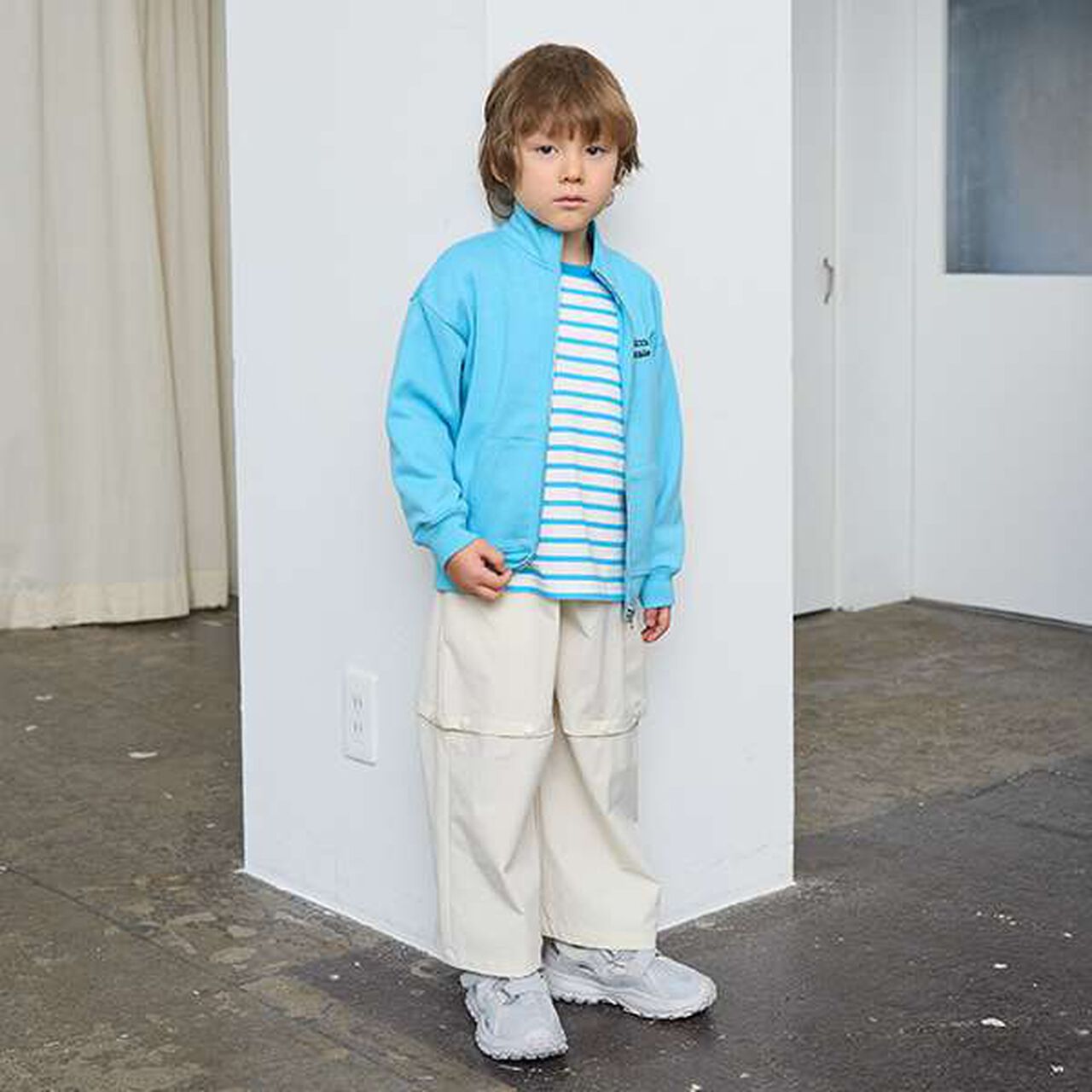 Full-Zip Sweatshirt,Turquoise, large image number 5