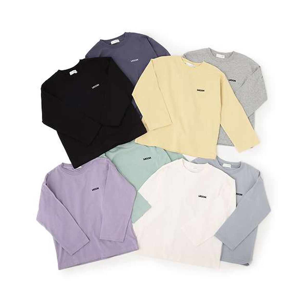 [Daily Standard Wear] Oversized Simple Design Long-Sleeve T-Shirt with Accent,Ivory, large image number 7