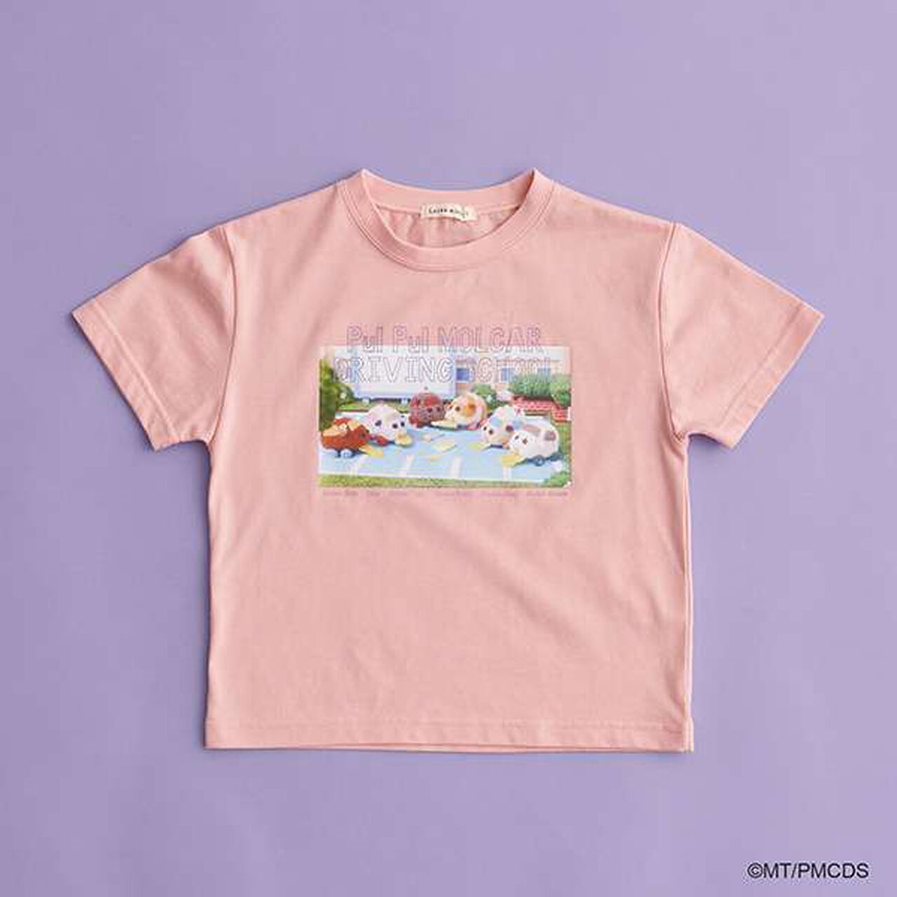 [PUI PUI Molkky] Non-Deforming Soft Cotton Munch Munch Molkky T-Shirt,Moderate pink, large image number 4