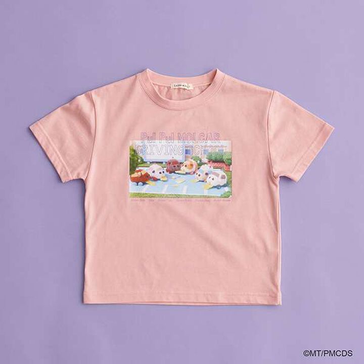 [PUI PUI Molkky] Non-Deforming Soft Cotton Munch Munch Molkky T-Shirt,Moderate pink, medium image number 4