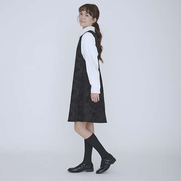 [AMI] Reversible Jumper Skirt,Black, medium image number 5