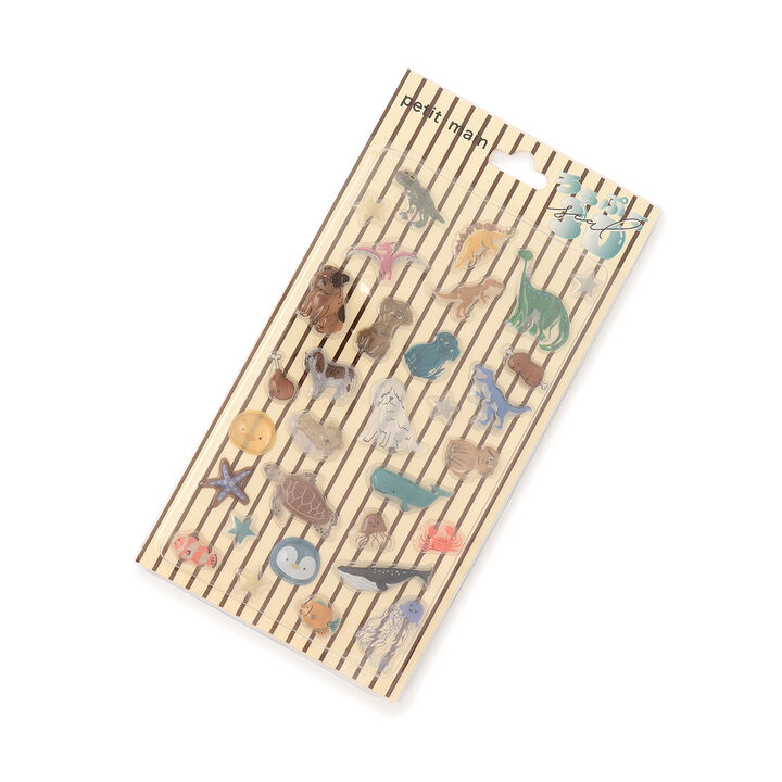 [petit main] Moist Plush 3D Stickers,, medium