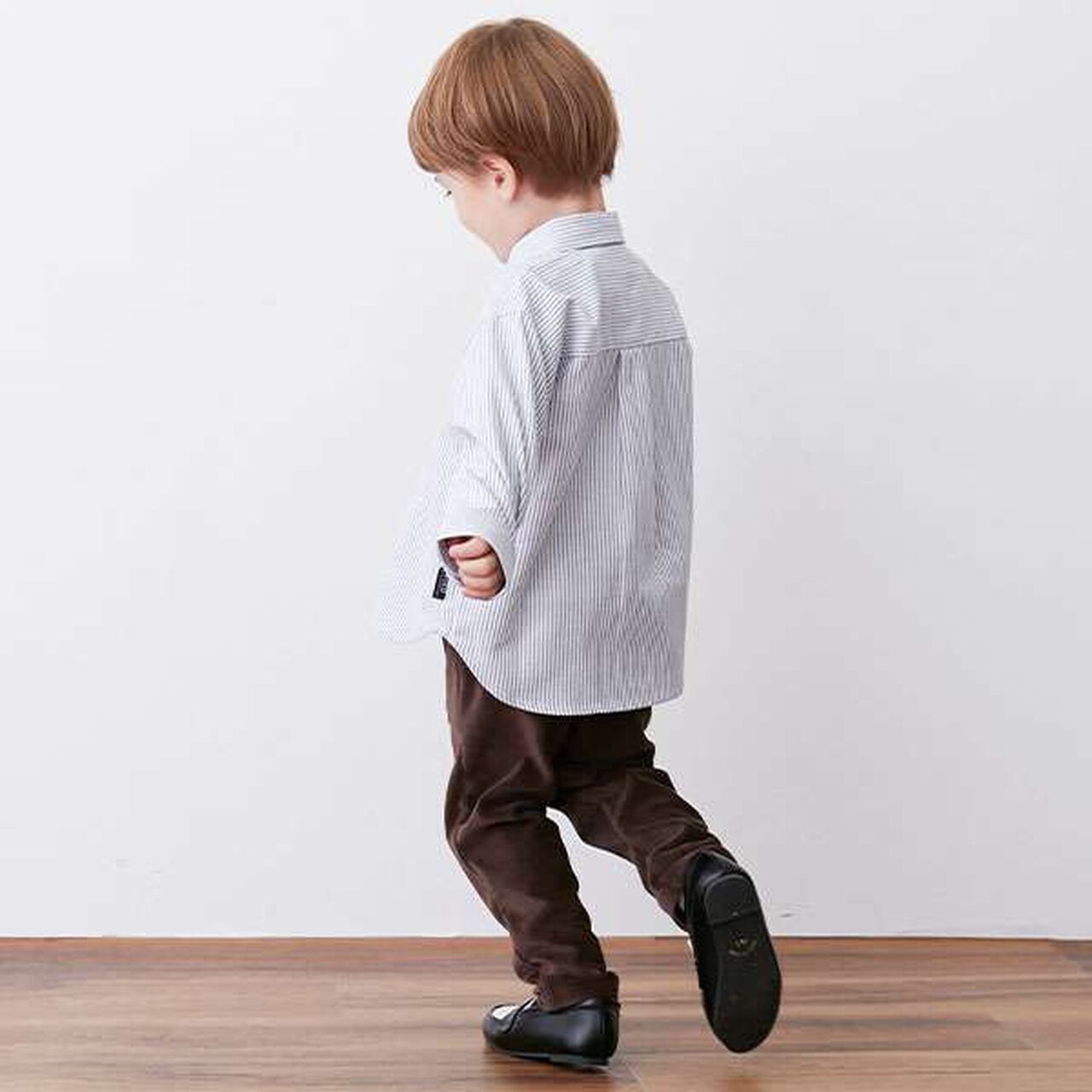Cut Corduroy Baker Pants,Black, large image number 17