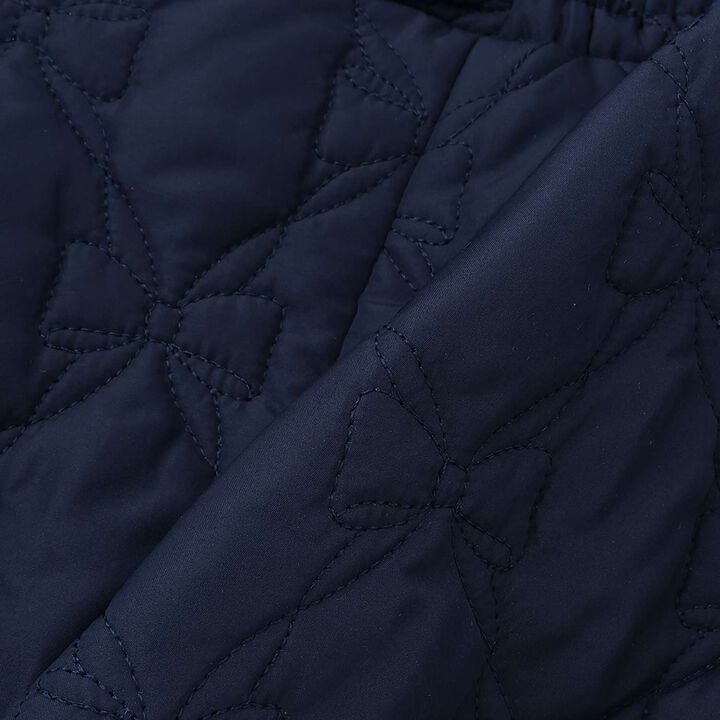 Ribbon Quilted Bomber Jacket,Light blue, medium image number 13
