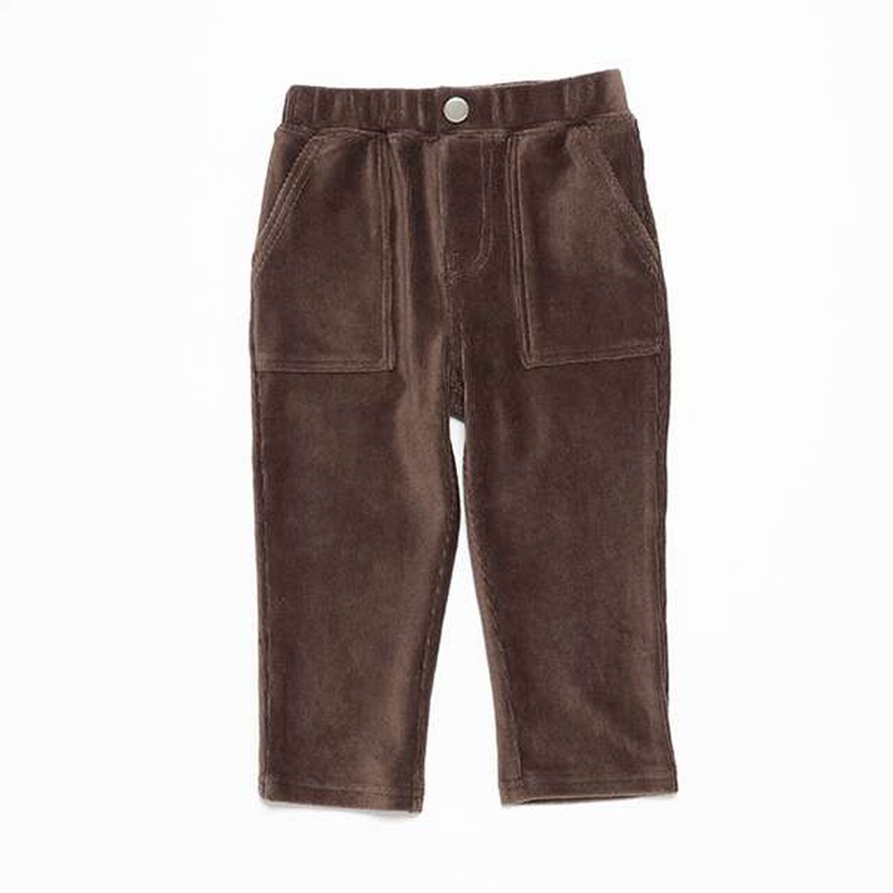 Cut Corduroy Baker Pants,Black, large image number 8