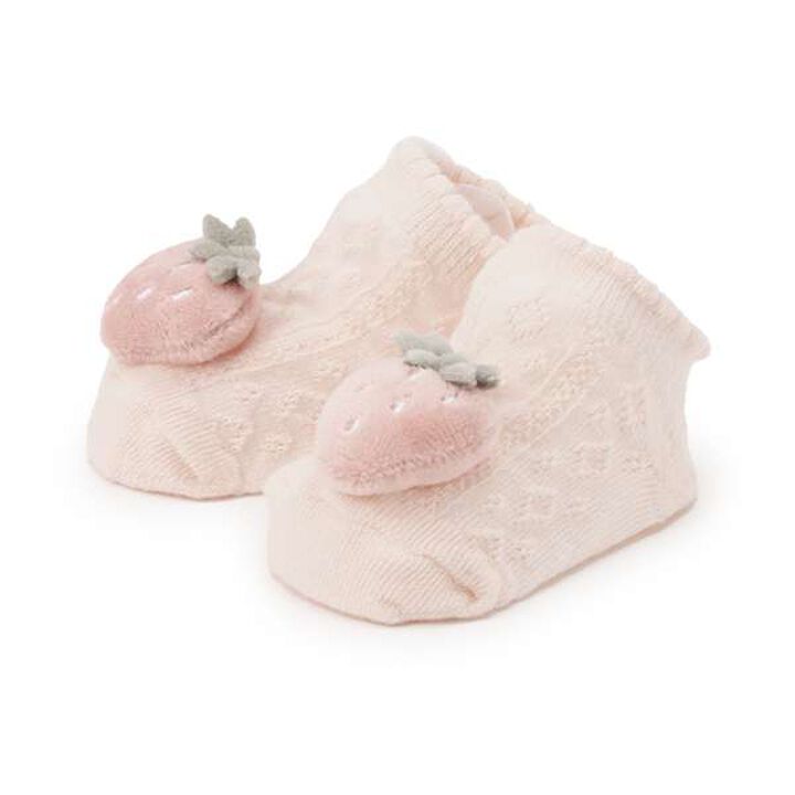 Fruit Cup Socks,Light pink, medium image number 0