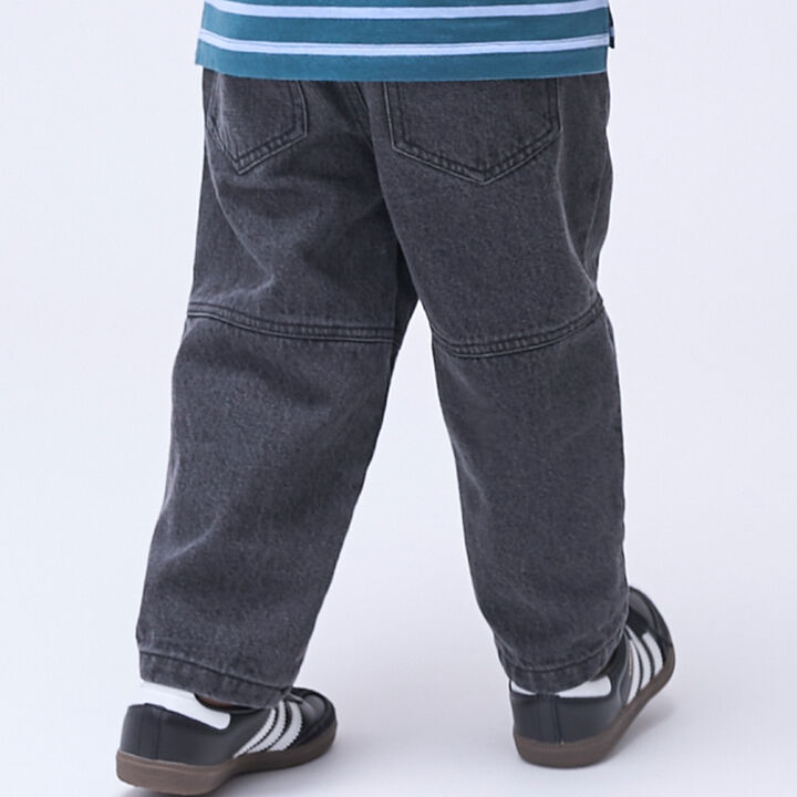 Balloon Loose Silhouette Pants,Sax blue, medium image number 7