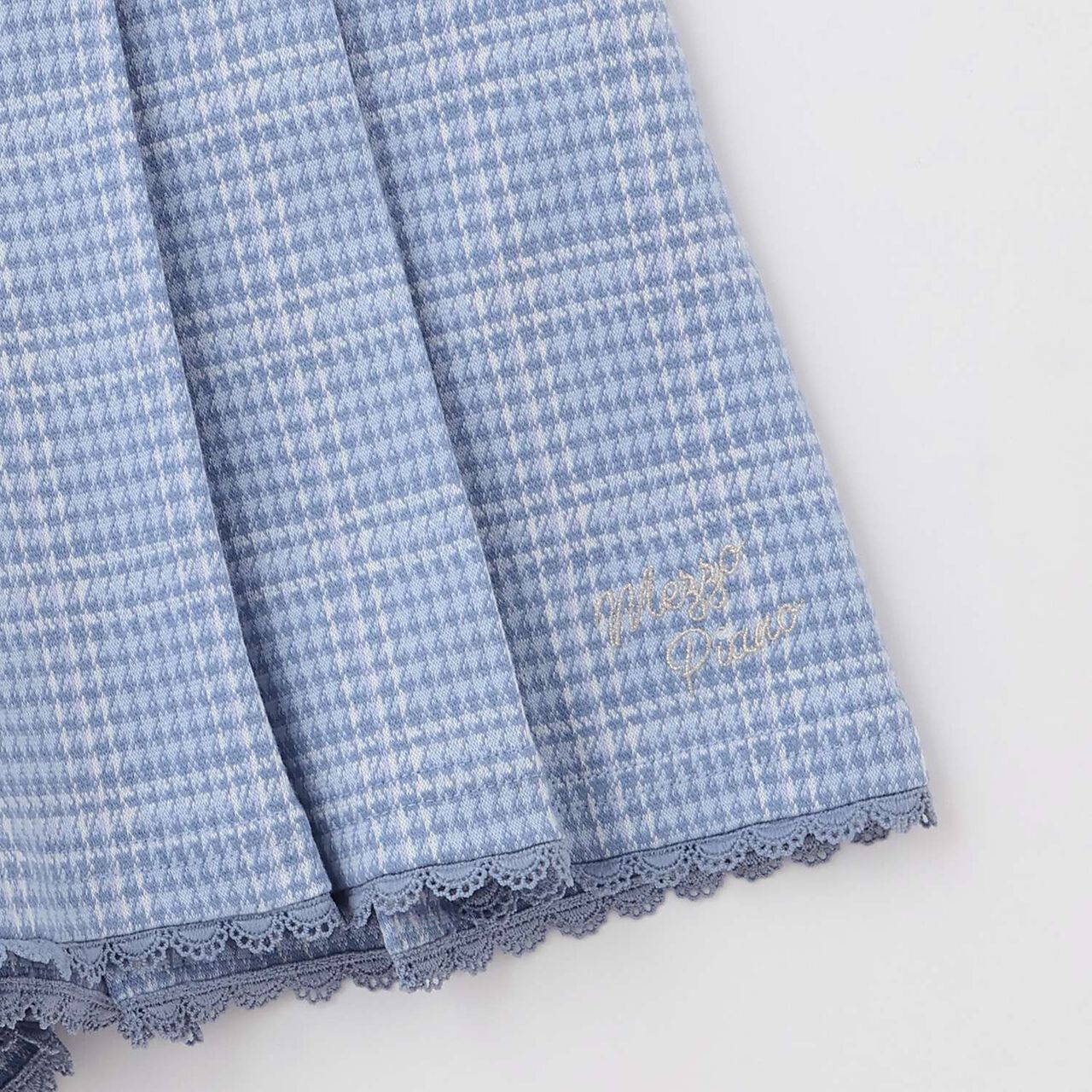 [Popular Item Restocked] [Not Available at Physical Stores] Cut Jacquard Check Tuck Culottes Skirt,Black, large image number 5