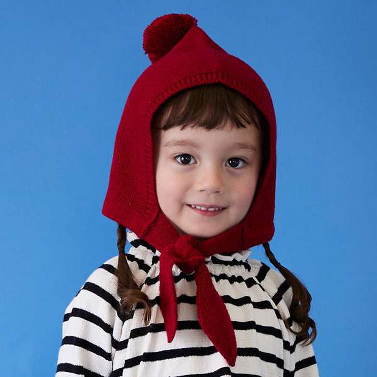 Bonnet-Style Knit Hat,Ivory, large image number 11