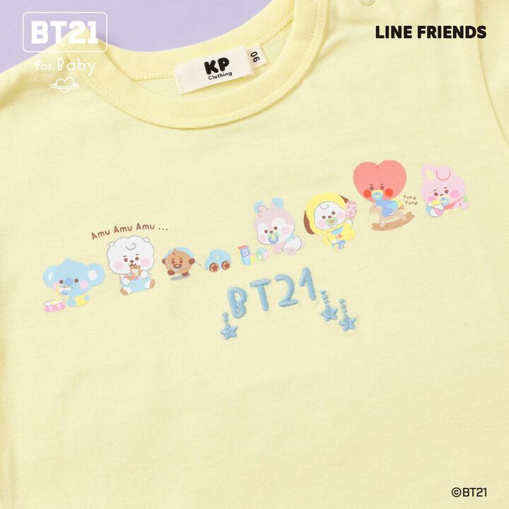 [BT21] Print & Embroidery Short Sleeve T-Shirt (Baby),Off white, medium image number 6