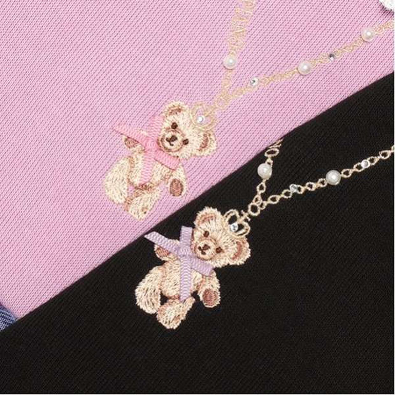 Check Tulle One-Piece Dress,Pink, large image number 9